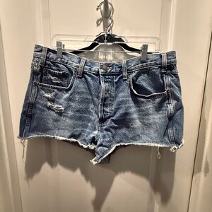Universal Thread Distressed Blue Jean Shorts